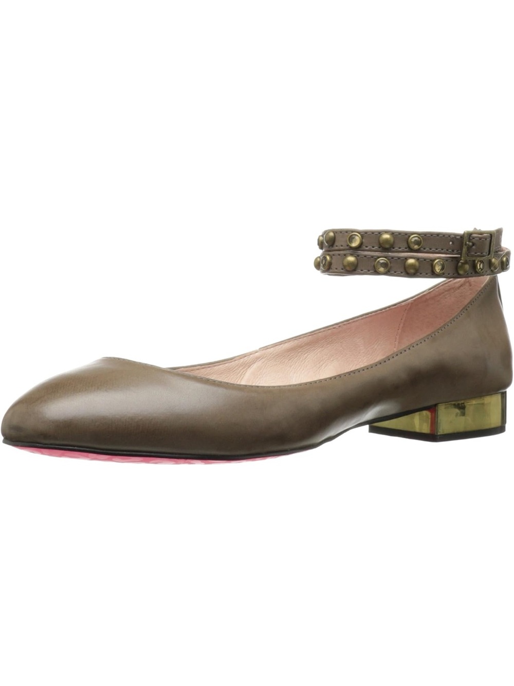NIB Betsey Johnson Women's Cadddy Taupe Ballet Flat
